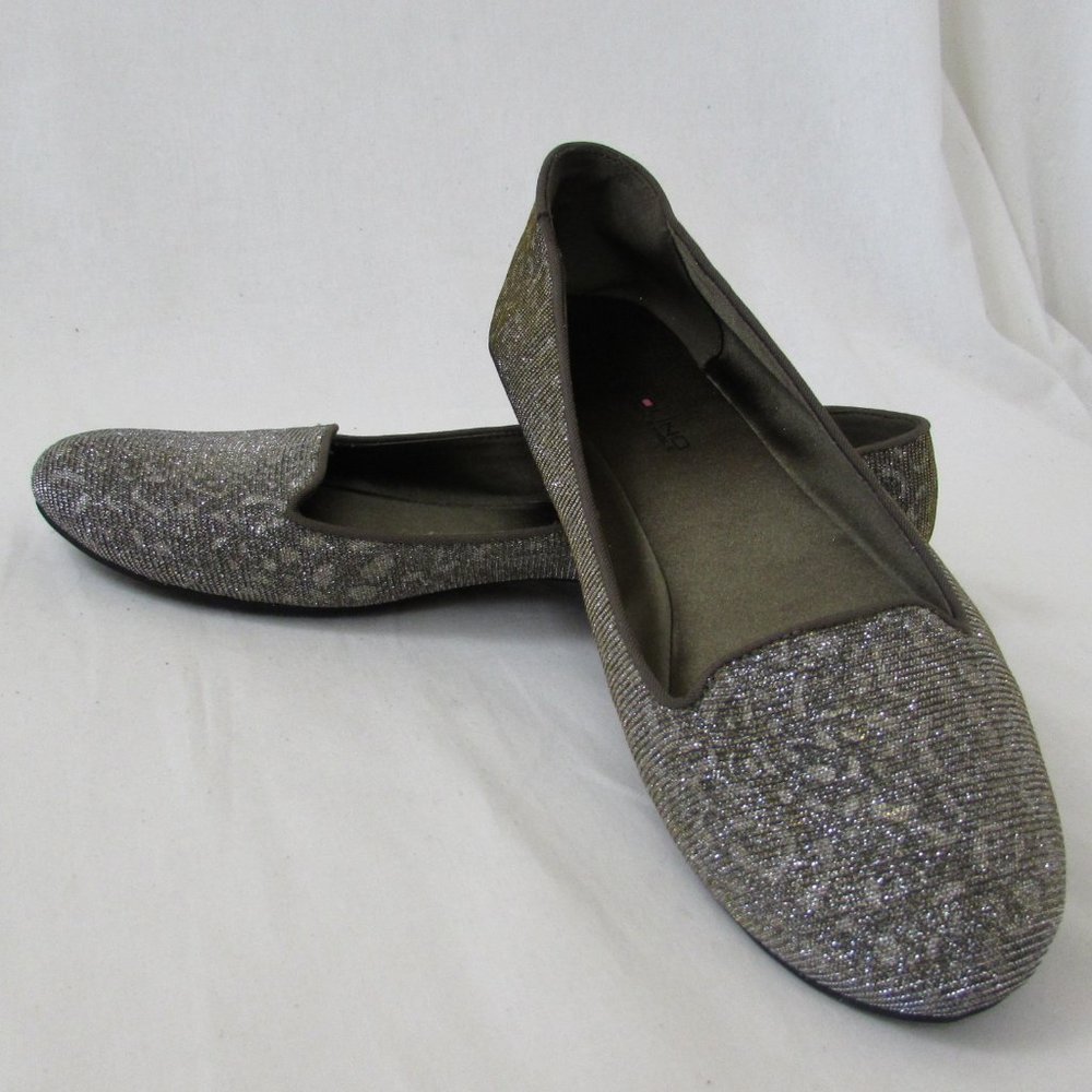 Bandolino Eddison Smoking Slipper Pewter 8M